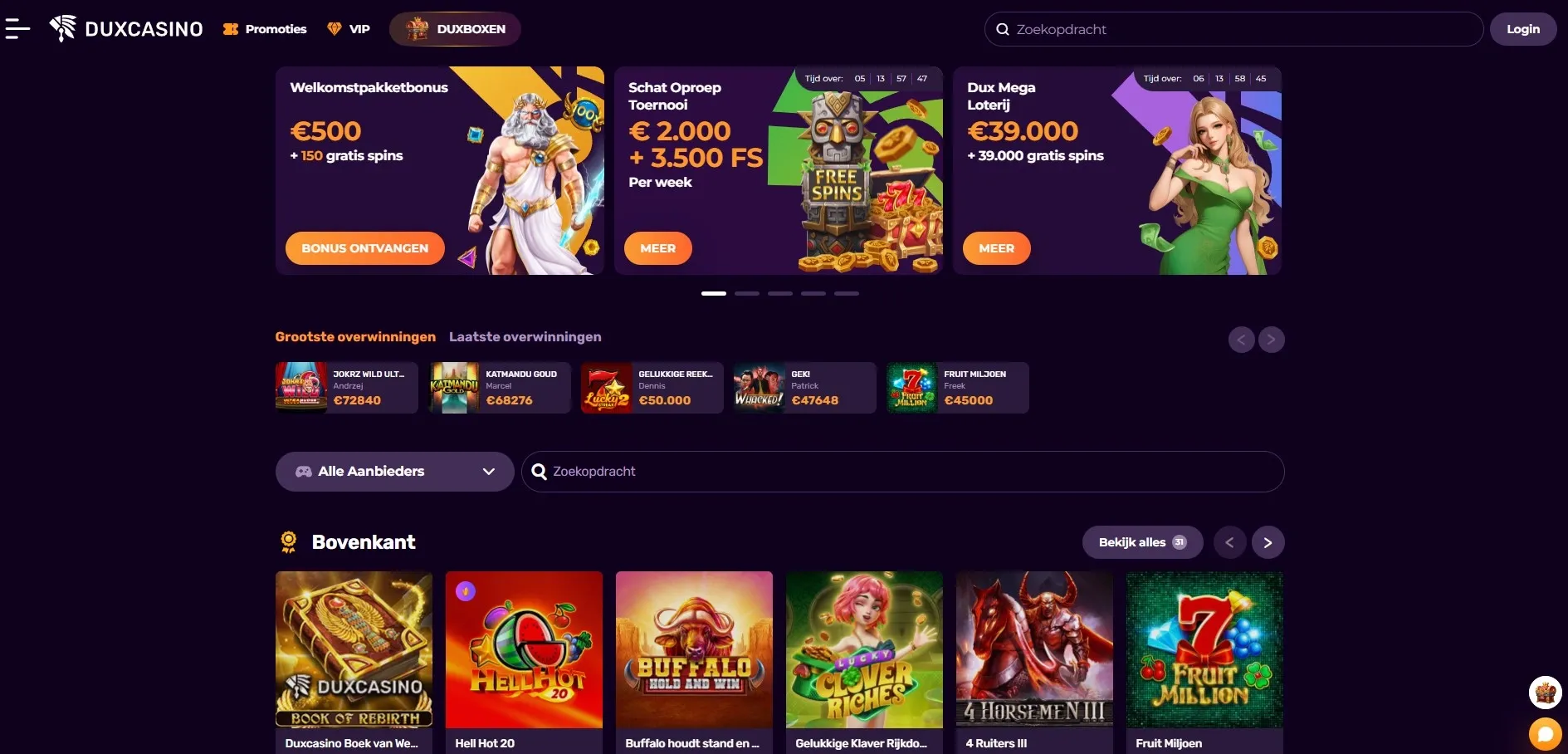 Dux Nederland – Uw Officiële Gids voor het Online Casino in 2026 image 1
